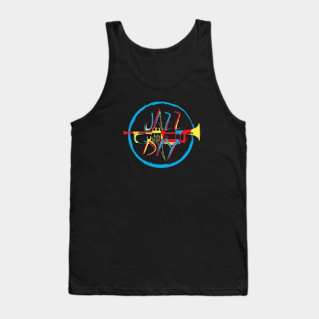 Colorful Jazz Day Tank Top by jazzworldquest